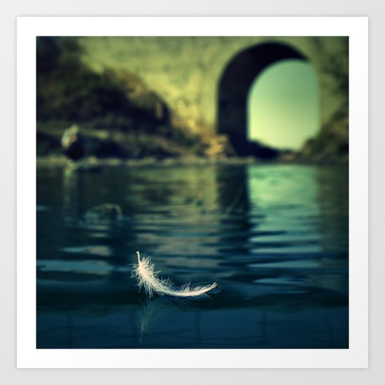 Lone sailor Art Print
