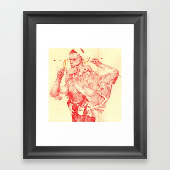 T-800 Framed Art Print