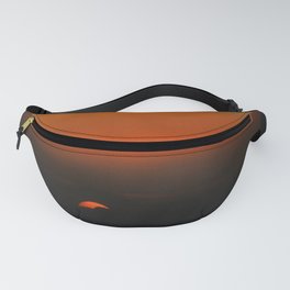 cloudy sunset seascape Fanny Pack