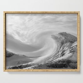 Mountain Waves Serving Tray