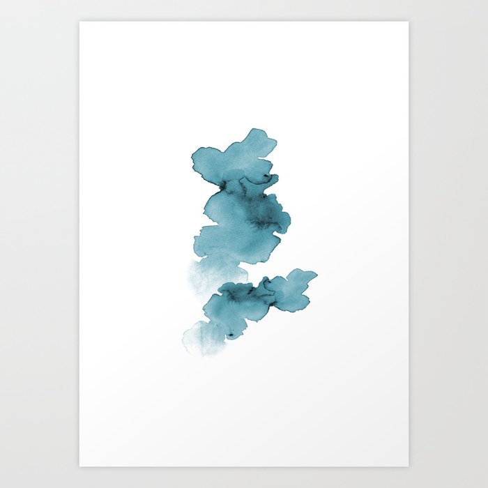 Discover the motif WATERCOLOR BLUR. BLOT. by Art by ASolo as a print at TOPPOSTER
