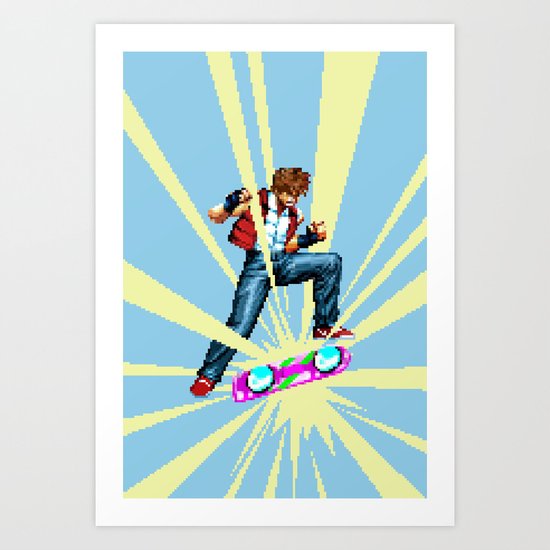 The most epic kickflip Art Print