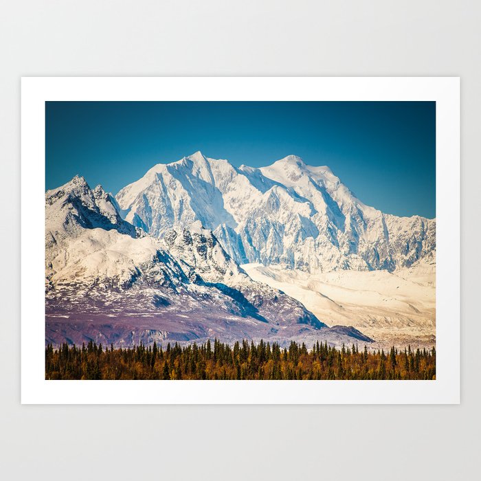Alaska Range, near South Pull Out, Denali National Park, Alaska Art Print