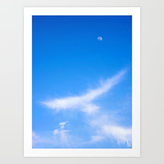 To The Moon Art Print