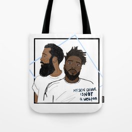 not a weapon Tote Bag