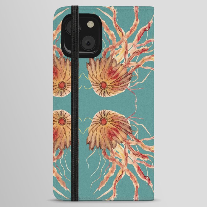 Compass Jellyfish iPhone Wallet Case