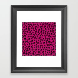 Death Lepard Pink Framed Art Print