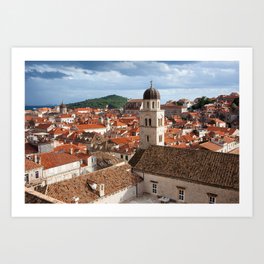 Old Town in Dubrovnik Art Print