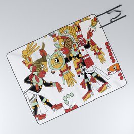 mayan aztec inca mexican culture Picnic Blanket