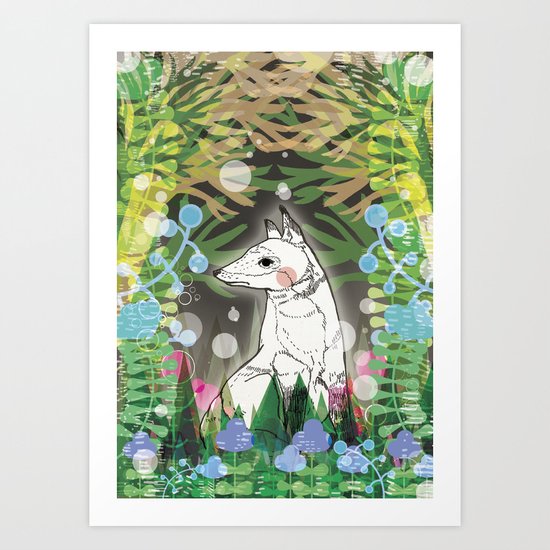 In the Midnight Garden Art Print