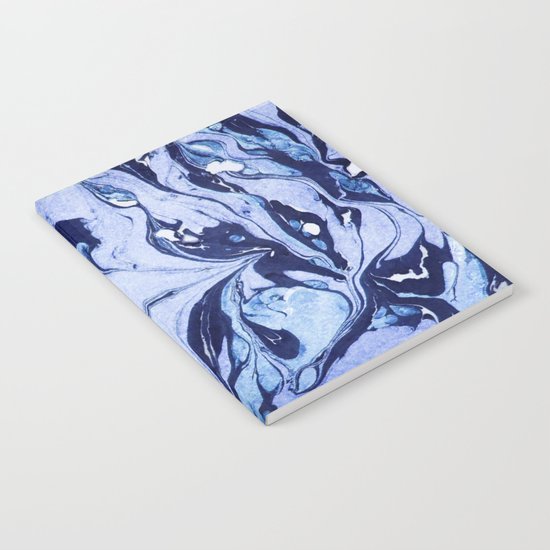 Dark and Bright and Blue Notebook