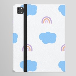 Rainbow and Cloud iPad Folio Case