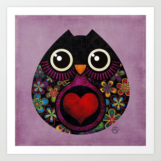 Owls Hatch Art Print