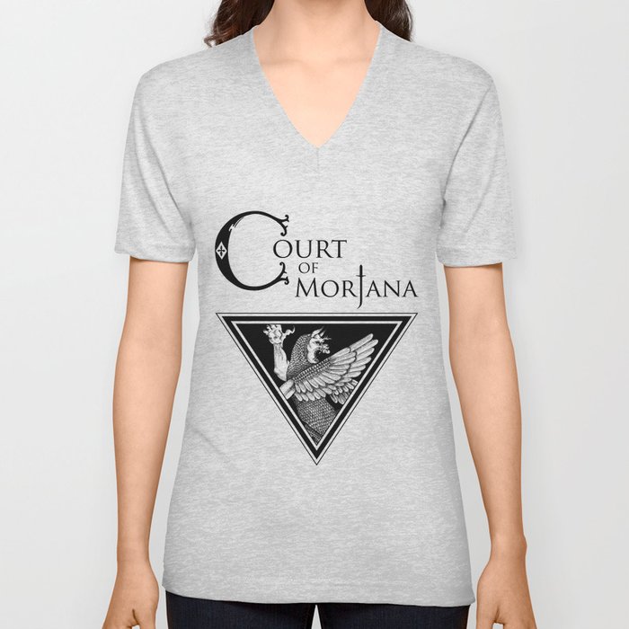 Court Of Morjana, The Art of Iraqi Dance -  Logo V Neck T Shirt