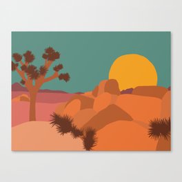 Joshua Tree Moonrise Canvas Print