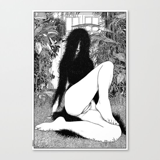 asc 598 - Le monstre d'appartement (An exercice in madness) Canvas Print