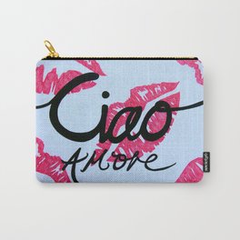 Ciao Amore handwriting in Italian -  Hello Love Carry-All Pouch