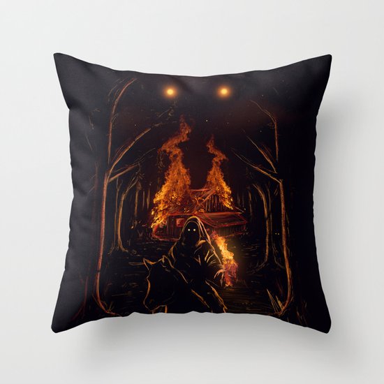 The Arsonist Throw Pillow