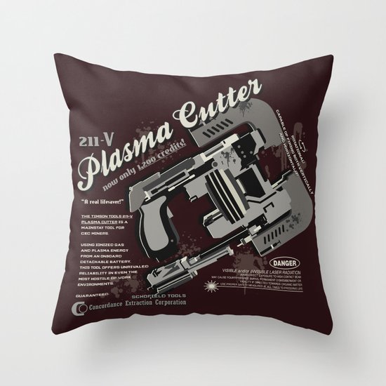Dead Space - Plasma Cutter Throw Pillow