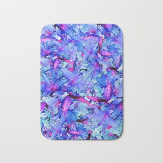 LILY BLUE BOUNTIFUL Bath Mat