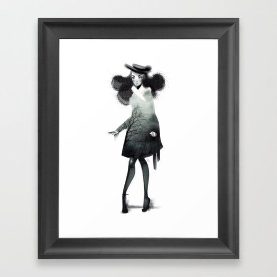 Fashion Doodle Framed Art Print