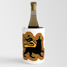 Rastafarian design - lion of Judah. Wine Chiller