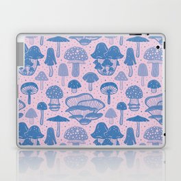 Pink Mushroom Madness Laptop Skin