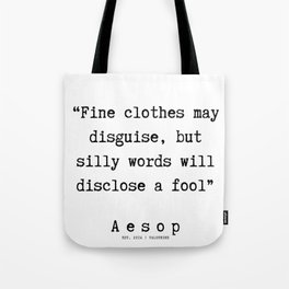 17 | Aesop Quotes | 190923 Tote Bag