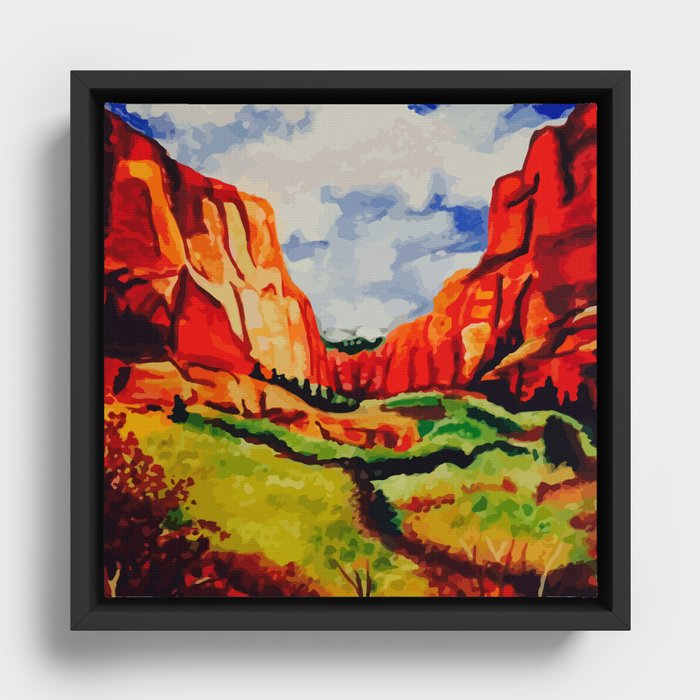 Sedona, Arizona Framed Canvas