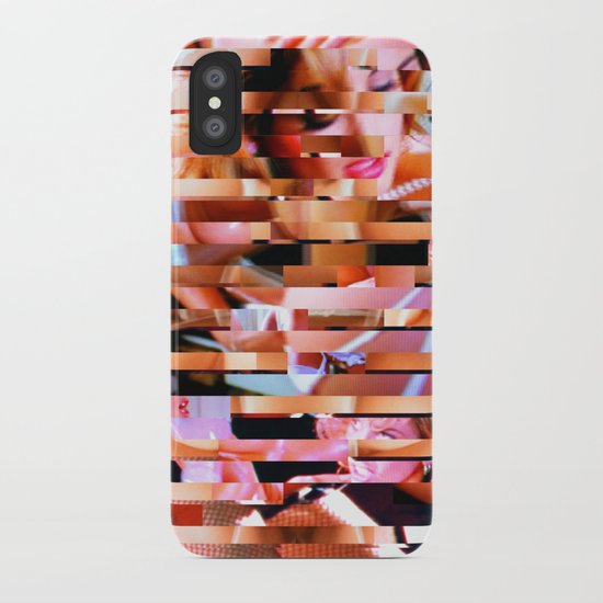 Dinner Party Glitch 1 iPhone Case