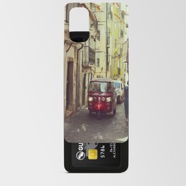 Lisbon Tuk Tuk, Portugal | Old streets of Alfama district Android Card Case