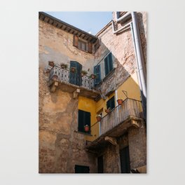 Tuscan Balconies Canvas Print
