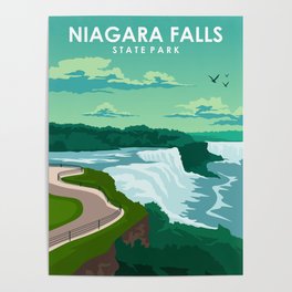 Niagara Falls New York State Park Poster