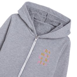 This Must Be The Place Gold & Pink Kids Zip Hoodie