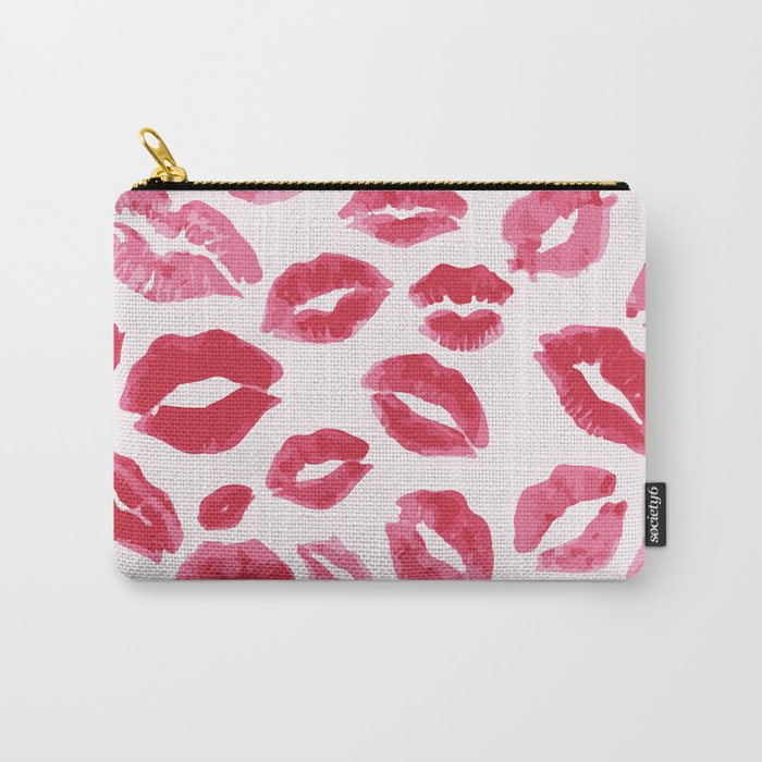 Lipstick Kisses Carry-All Pouch by All Is One