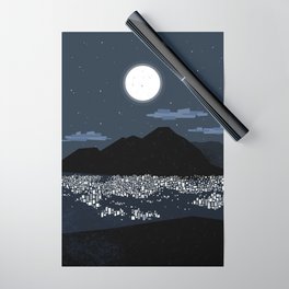 Caracas City at Night by Friztin Wrapping Paper