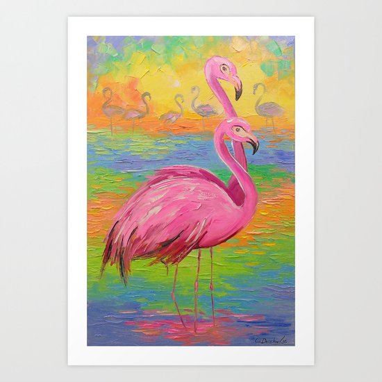 Flamingo Art Print