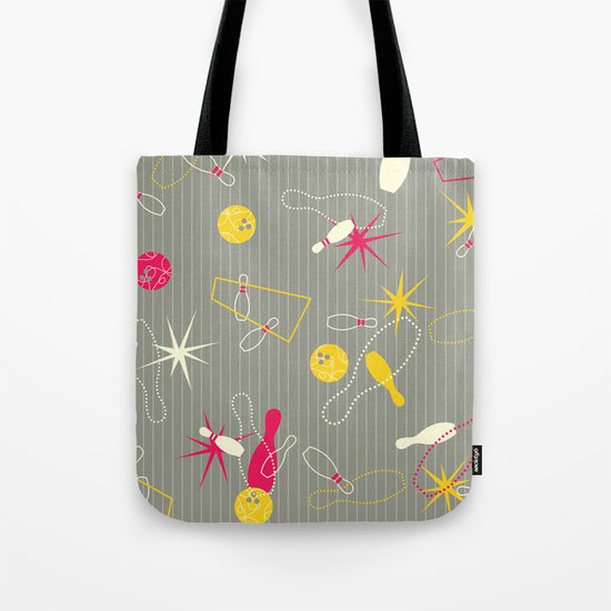 Bowling Pinstripe Tote Bag