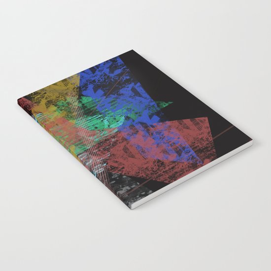 Black abstract designe Notebook