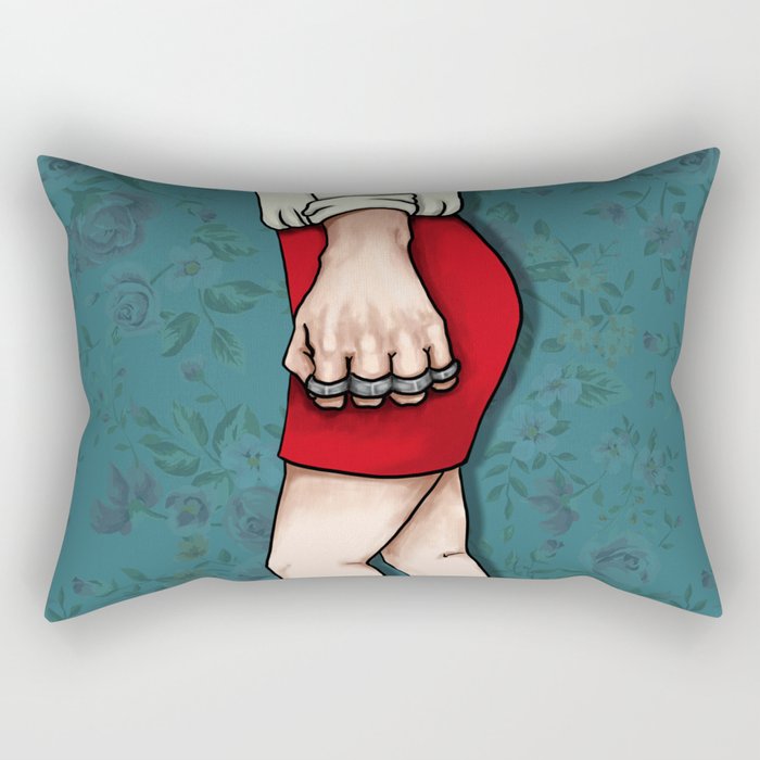 knuckleduster Rectangular Pillow