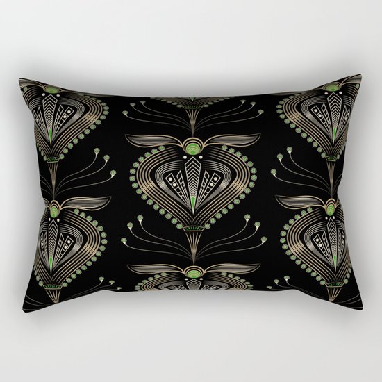 Art Deco . Aphrodite . Rectangular Pillow