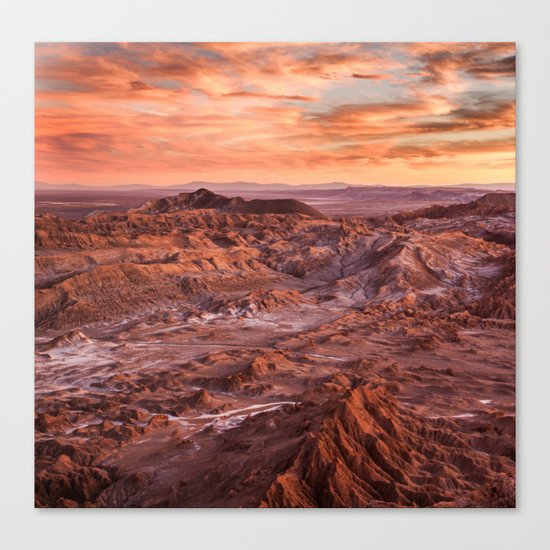 Desert orange Canvas Print