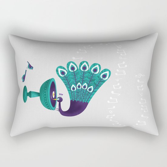 Bird Song Rectangular Pillow