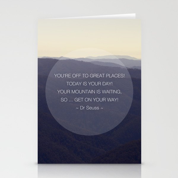 You're off to great places ... Stationery Cards