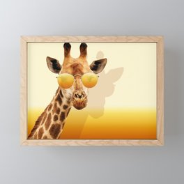 Fun Giraffee Framed Mini Art Print