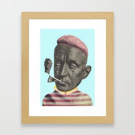 Smoker. Framed Art Print