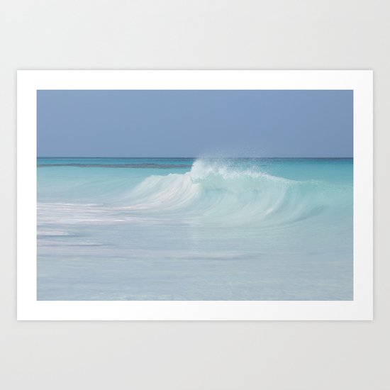Gentle wave Art Print