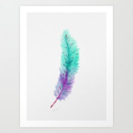 Boho Feather Art Print