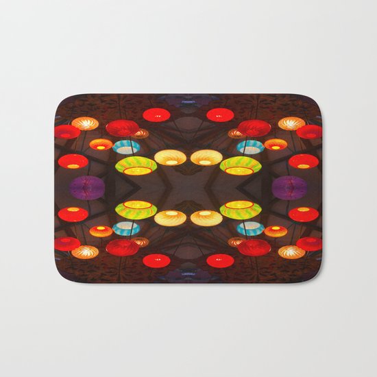 Lights at Mama's Fish House, Maui Bath Mat