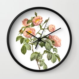 Vintage Pink Roses [03] Wall Clock